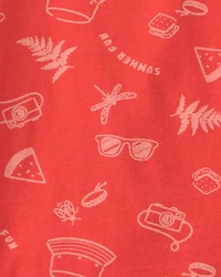 Toddler Summer Tee - Orange