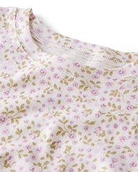 Kid Organic Cotton Pajamas in Botanic Muse Print