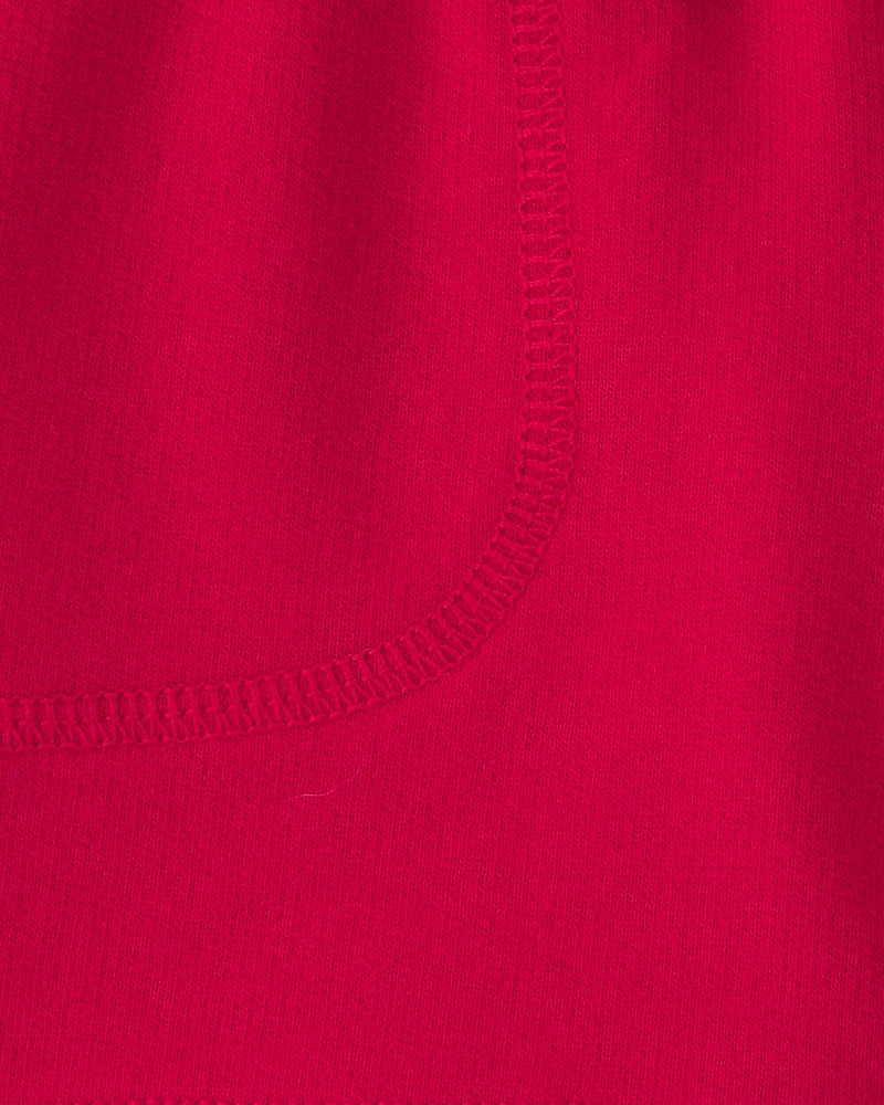 Baby Boy French Terry Shorts - Red