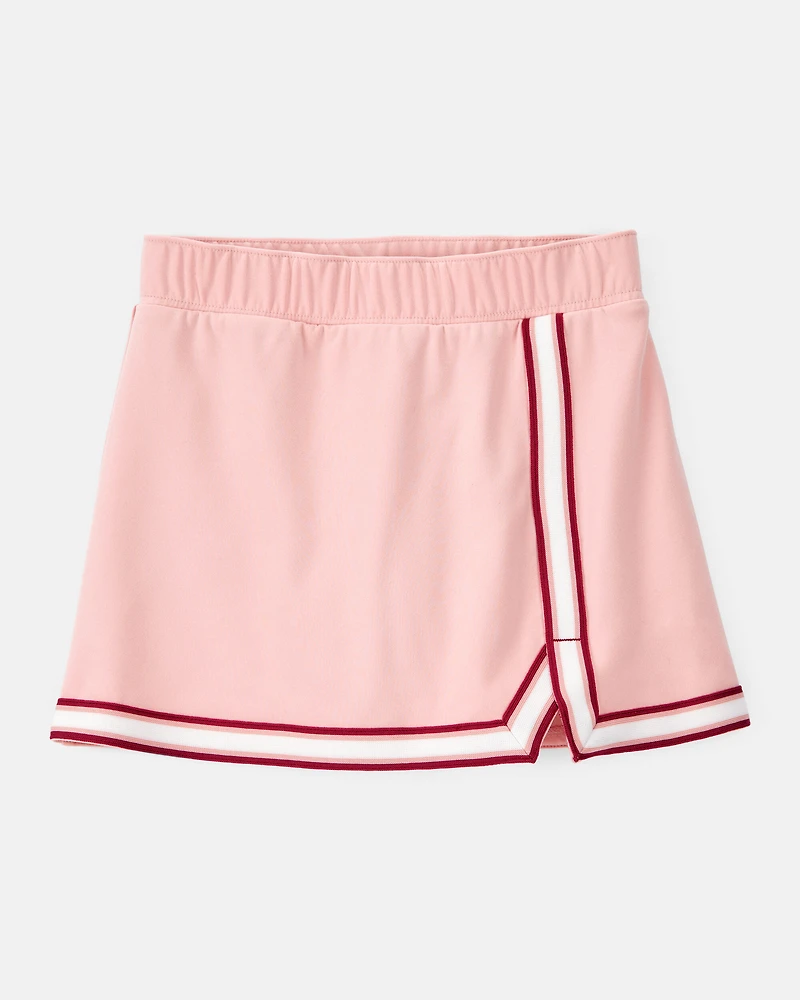 Girls Knit Active Skort - Pink