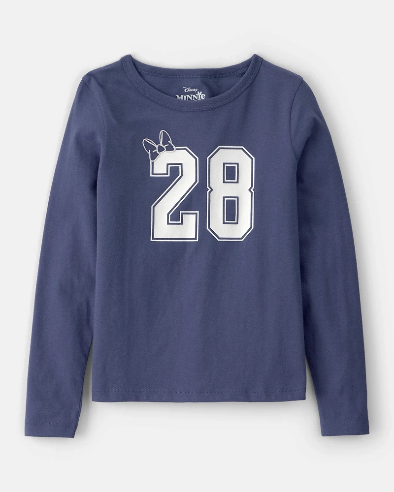 Girls Disney© Minnie Mouse Long-Sleeve Top - Navy