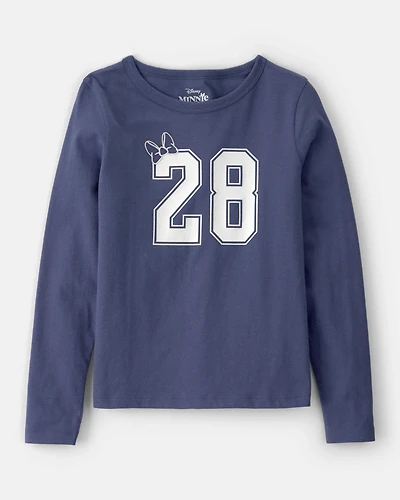 Girls Disney© Minnie Mouse Long-Sleeve Top - Navy
