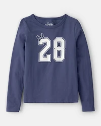 Girls Disney© Minnie Mouse Long-Sleeve Top - Navy