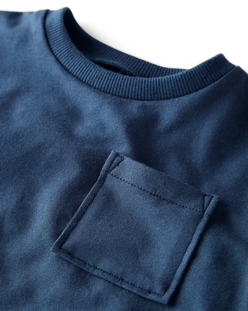 Baby Boy 3-Pack Organic Cotton Long-Sleeve Stretch Jersey Tees