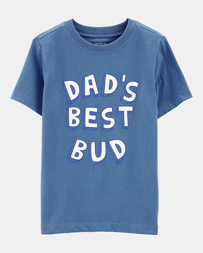 Toddler Boy Dad's Best Bud Graphic Tee
