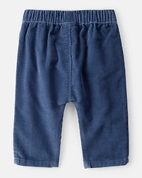 Baby Boy Corduroy Fashion Pants - Blue