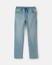 Boys Denim Straight Jeans - Light Wash