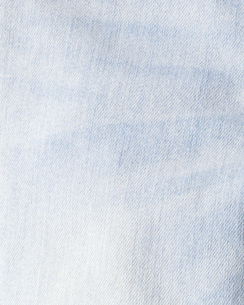 Toddler Blue Ice Wash Skinny-Leg Jeans