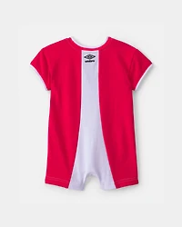 Baby Umbro Canada Romper - Red/White