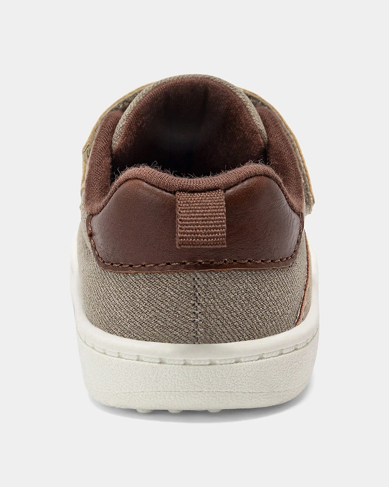 Baby Boy Every Step® First Walker Casual Shoes - Khaki/White