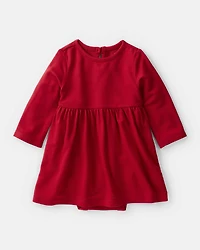 Baby Girl PurelySoft Bodysuit Dress - Red