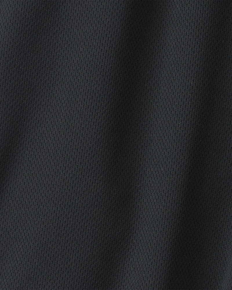Boys Mesh Active Shorts - Black