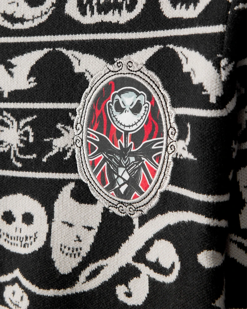 Boys The Nightmare Before Christmas Long-Sleeve Sweater - Black