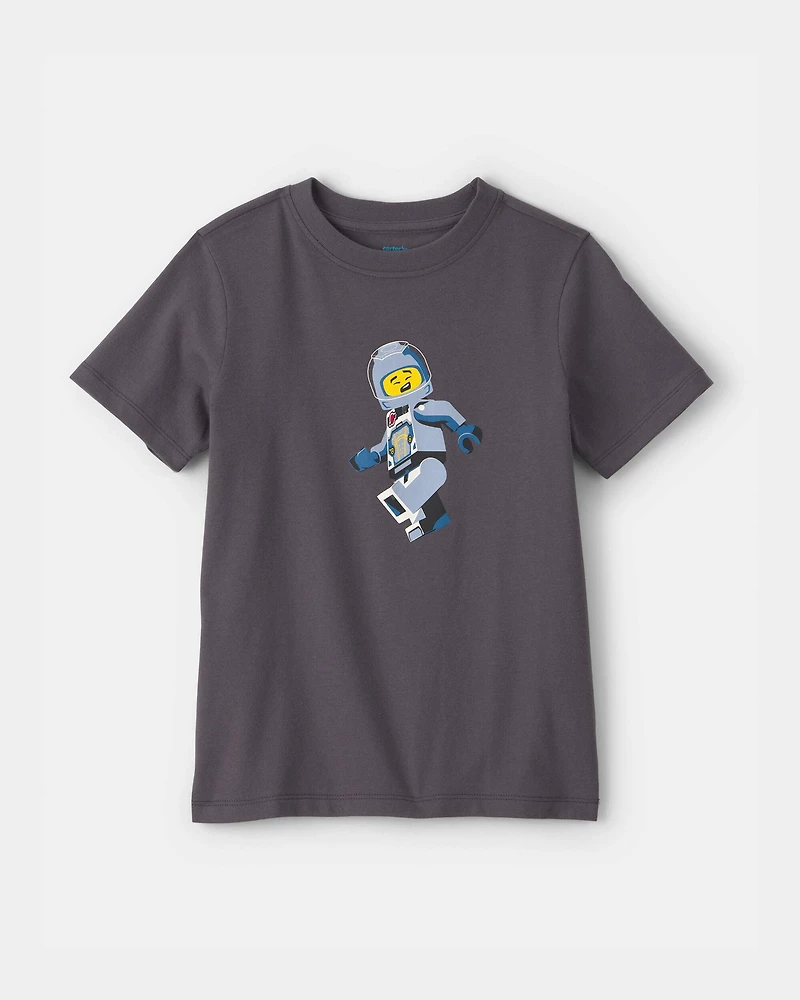 Boys Lego Astronaut Graphic Tee - Grey