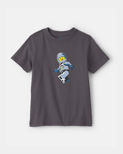 Boys Lego Astronaut Graphic Tee - Grey