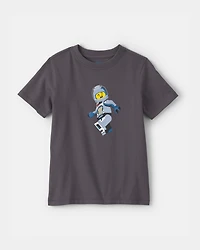 Boys Lego Astronaut Graphic Tee - Grey
