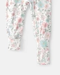 Toddler Girl Butterfly Garden PurelySoft 1-Piece Pajama