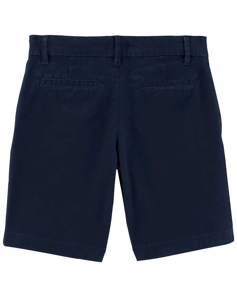 Girls Stretch Chino Shorts