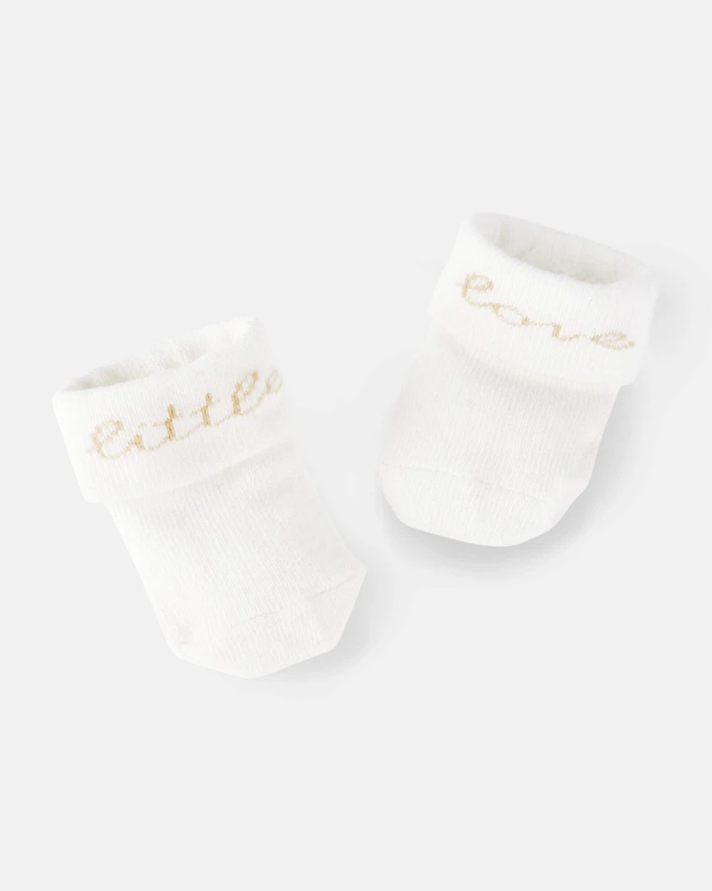 Baby 2-Pack Chick Booties