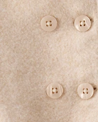 Baby Girl Long-Sleeve Fashion Peacoat - Brown