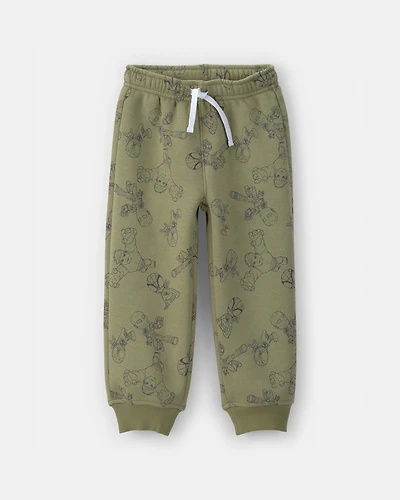 Toddler Boy ©Marvel French Terry Joggers - Green