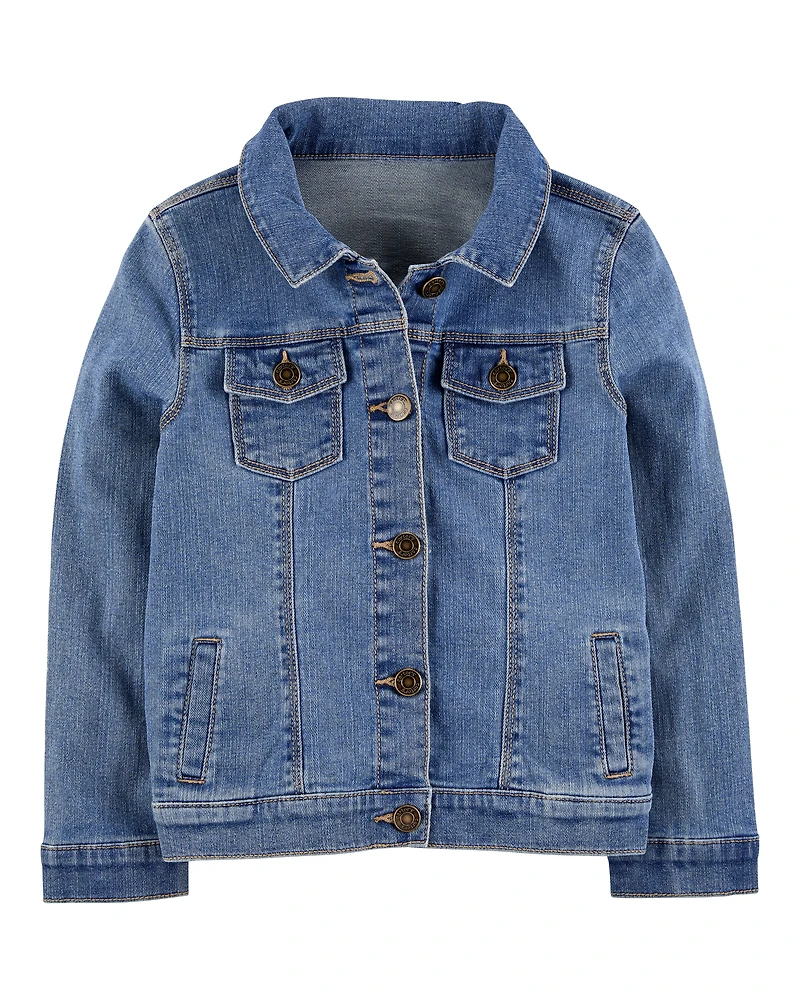 Kid Denim Jacket - Medium Wash
