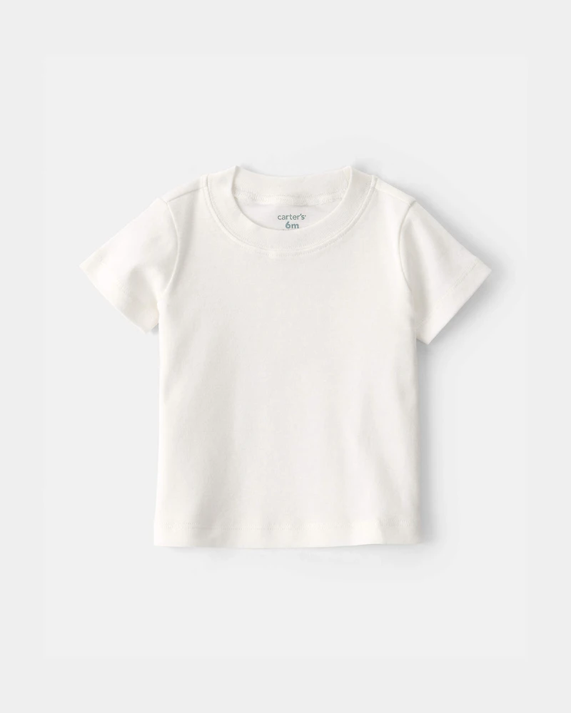 Baby Boy 2-Piece Stripe Romper Set - Blue/Ivory