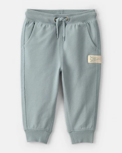 Baby Boy French Terry Joggers - Green