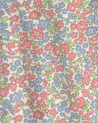 Baby Girl 2-Piece Organic Cotton Ribbed Pajama Set in Spring Floral Print