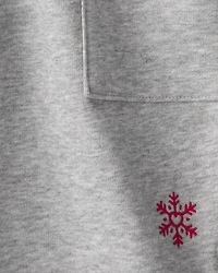 Toddler Girl DayDream Fleece Mock Neck Long-Sleeve Dress - Grey