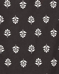 Baby Floral Print Cotton Romper