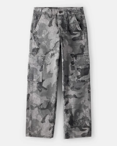 Boys Cargo Camo Fashion Pants