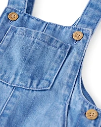 Baby Organic Cotton Denim Overalls