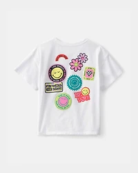 Girls SmileyWorld® Graphic Tee - White