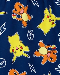 Kid 2-Piece Pokémon Pikachu Rashguard & Swim Trunk Set