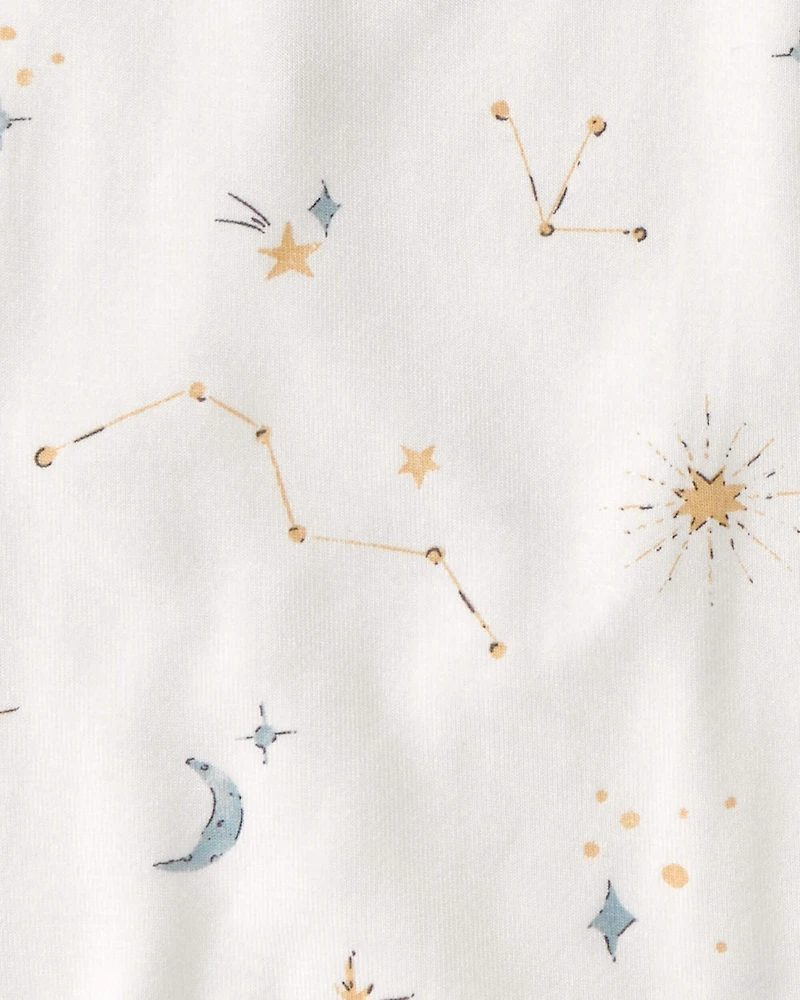 Baby 2-Pack Constellation PurelySoft Sleeper Gowns - Yellow/Cream