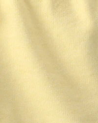 Toddler Girl French Terry  Shorts - Yellow