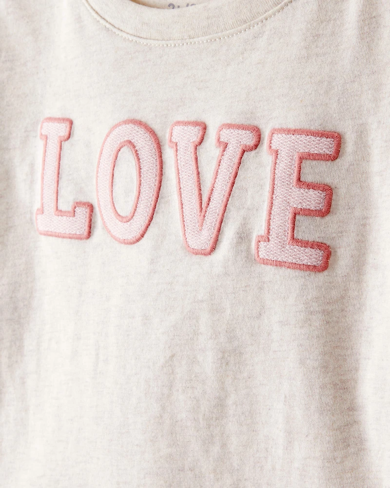 Toddler Girl 3-Piece Long-Sleeve Layering Set - Pink