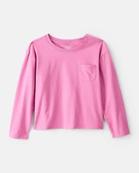 Girls Long-Sleeve Top - Pink