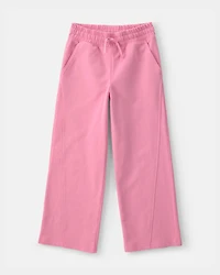 Girls 2-Piece French Terry Hoodie & Pant Set - Pink