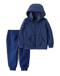 Toddler Boy 2-Piece DayDream Fleece Long-Sleeve Hoodie & Joggers Set - Navy