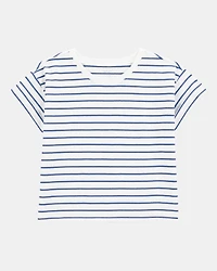 Kid Striped Short-Sleeve Fashion Top