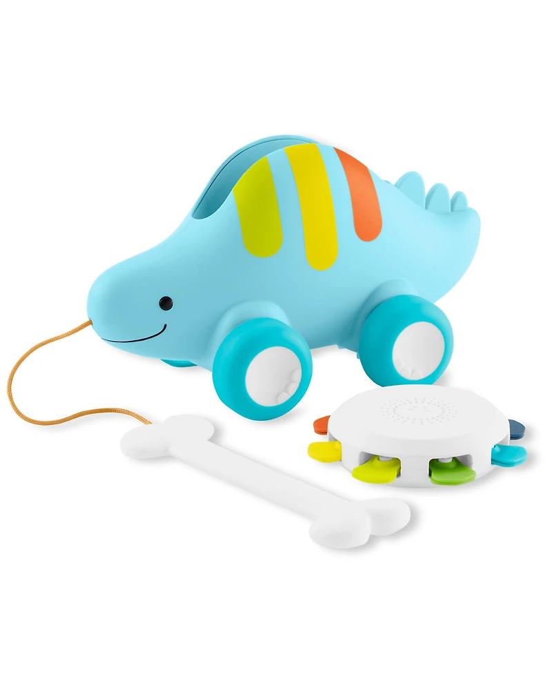 Explore & More Dinosaur 3-in-1 Baby Musical Pull Toy