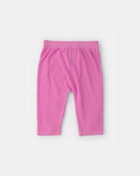 Baby Girl 2-Pack Flamingo PurelySoft Pull-On Pants - Pink/Ivory