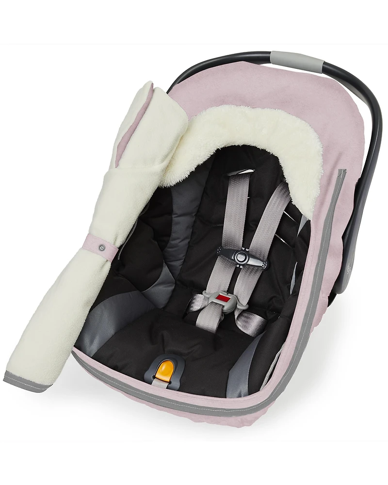 Stroll & Go Car Seat Cover - Pink Heather
