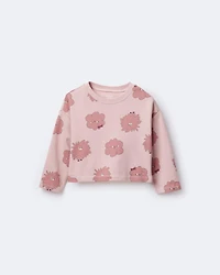 Toddler Girl Squish Long-Sleeve Pullover - Light Pink