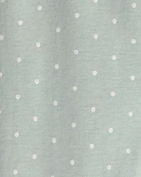 Toddler Girl 4-Piece Country Chicken 100% Cotton Snug Fit Pajama Set - Green/Cream