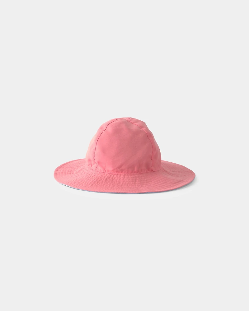 Baby Girl Reversible Swim Hat - Pink/Blue