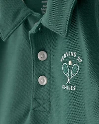 Baby Boy 2-Piece Top & Short Set - Green