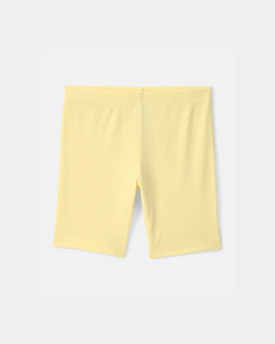 Girls Bike Shorts - Yellow